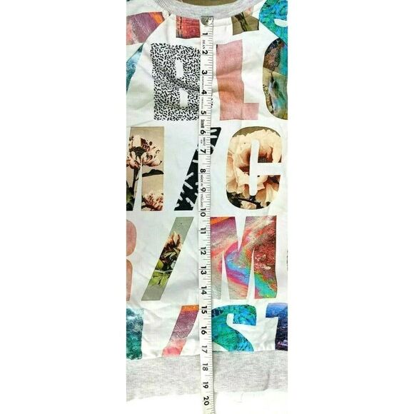 MOLO girls 10 US Sweatshirt Size 140 Alphabet Graphic Print Marina Molo Star - Picture 9 of 10